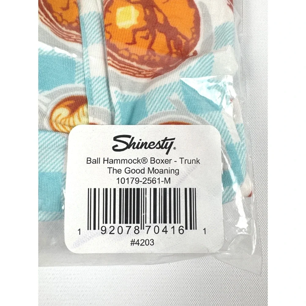 Shinesty Ball Hammock Boxer Trunk The Good Moaning Blue Medium